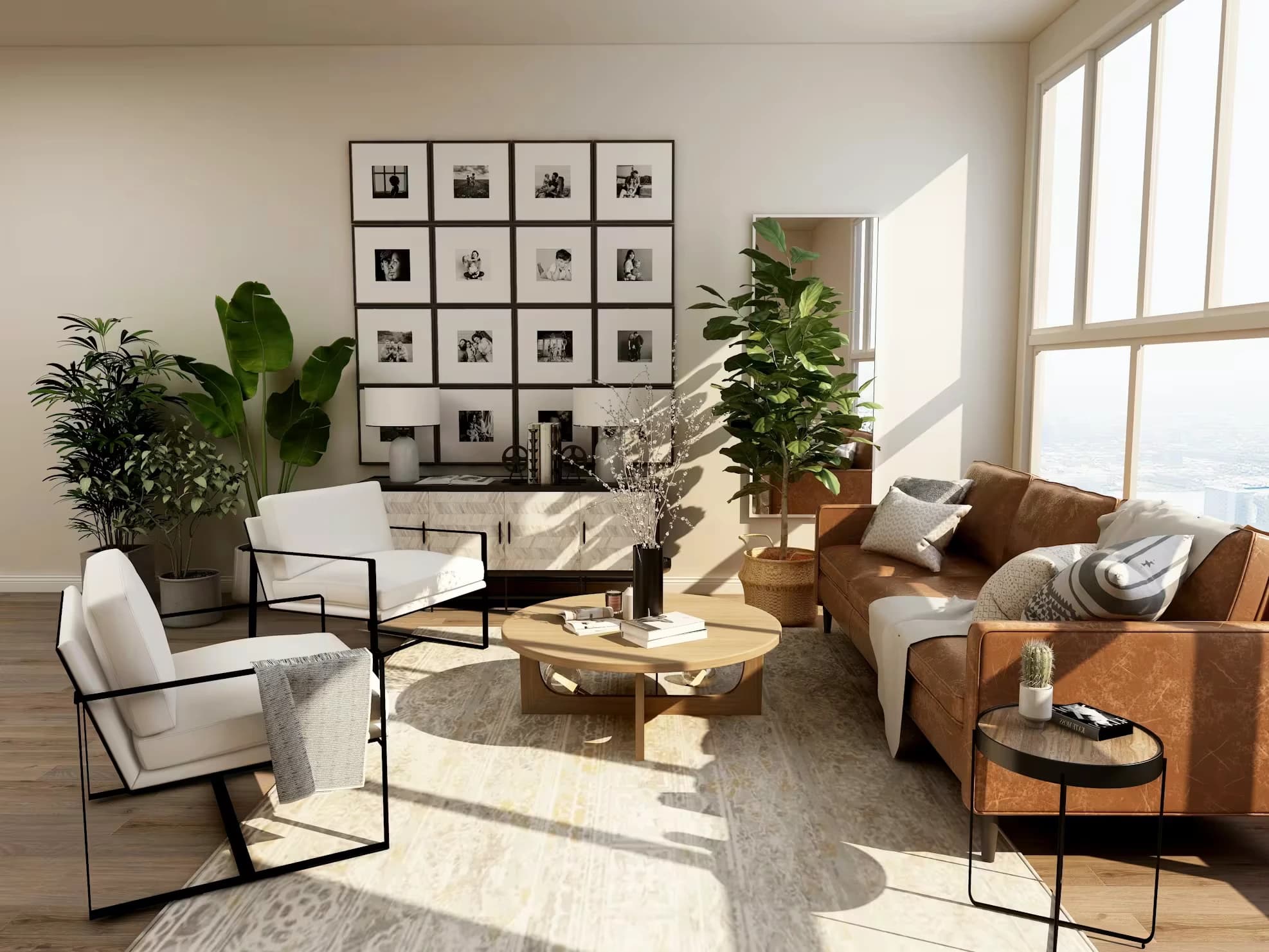 Living interior view
