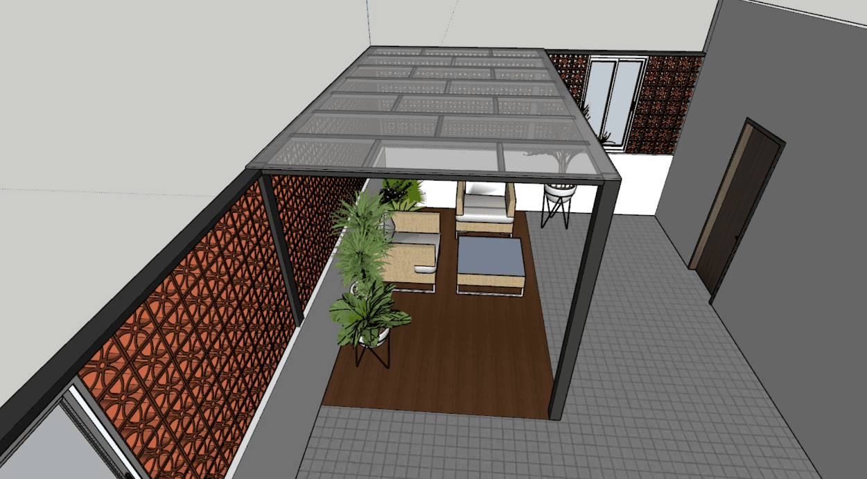 The Urban Oasis Rooftop Lounge Interior Concept