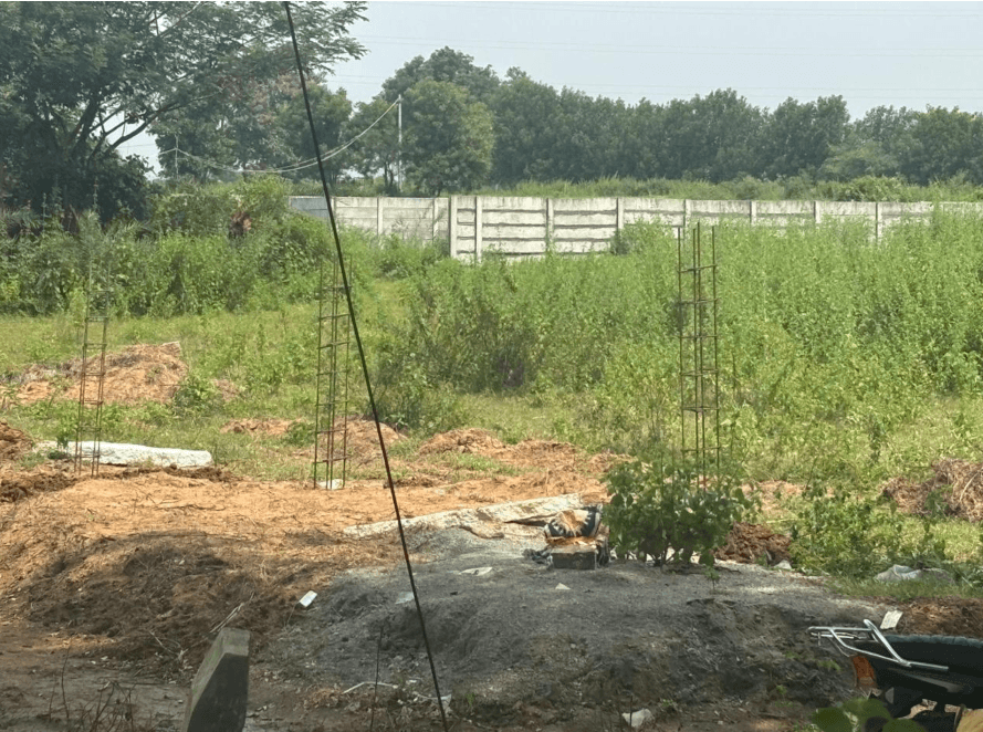 Foundation and Rebar Pillar installation